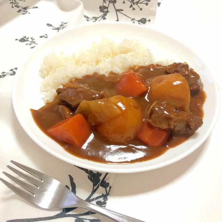 無加水鍋で牛タンさがりカレー♪